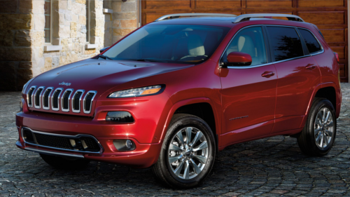 2017 Jeep Cherokee parked in driveway