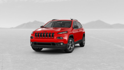 2018 Jeep Cherokee in Firecracker red color