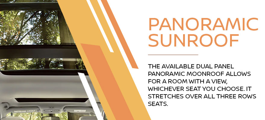 New Nissan Pathfinder Panoramic Sunroof