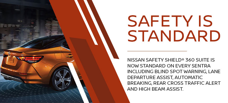 New Nissan Sentra Safety Features